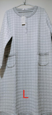 華歌爾純棉系列睡衣 洋裝式