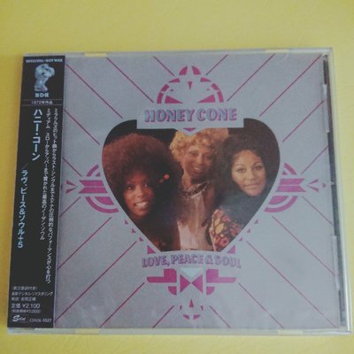 Honey Cone Love, Peace & Soul+5 日本版CD 節奏藍調 靈魂 B17 CDSOL-5527