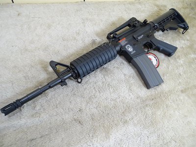 【軍武門】台製 G&amp;G M4 Chione(氣動式連動系統)M4A1 反恐菁英/黑色 電動槍/長槍/生存射擊遊戲