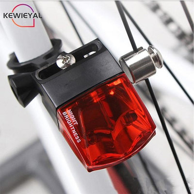 Kewiey自行車尾燈防水磁力發電警示燈自行車裝備配件