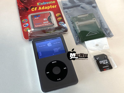[台中 麥威蘋果] iPod Classic A1238 自備 SD卡 及 轉卡更換!