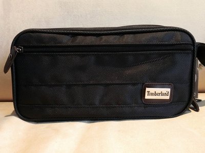 大降價！全新美國名牌 Timberland 黑色男用手拿包盥洗包多功能隨身包，父親節情人節生日最佳贈禮！無底價！免運費！