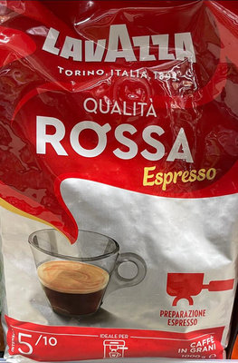 6/19前 新包裝 義大利 LAVAZZA 極品Rossa 咖啡豆1000g/包 最新到期日2025/5/30