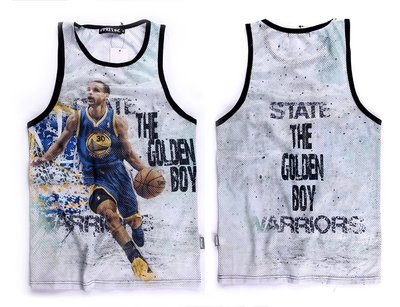 全新 NBA 勇士隊 Stephen Curry 3D 籃球背心 人像 運動 排汗 透氣 背心 內搭 預購 免運