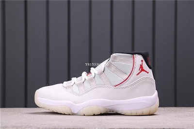 Air Jordan 11 “Platinum Tint”奶油白 白紅 百搭文化籃球鞋 37