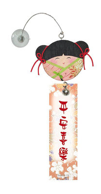和紙人形 吸盤吊飾 DIY材料包J-3 003吉祥娃娃(三)