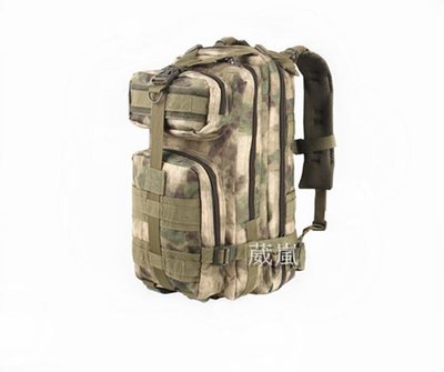 MOLLE 3P 背包 A-TACS FG(槍盒 槍箱 槍袋 槍包 旅遊 登山 烤肉 露營 書包 生存遊戲 軍事風 迷彩