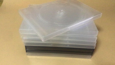 現貨 CD盒DVD光盤盒塑料盒子單面透明收納盒PP盒可插封面 包裝碟殼包郵 收纳包