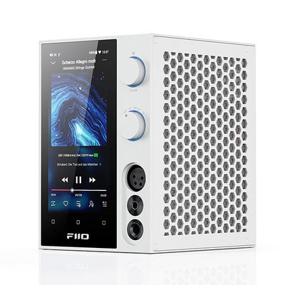 平廣 現貨公司貨 FiiO R7 白色 桌上型音樂解碼撥放器 安卓系統 座機 多種接頭輸出 聲音厚實 限量版