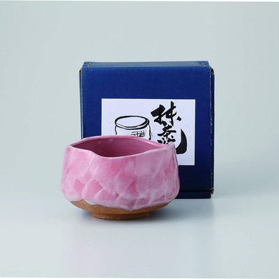 【天翼日の良品代購】日本製 美濃燒 粉紅抹茶茶碗