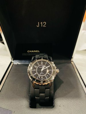 Chanel 香奈兒 J12 黑色 機械錶