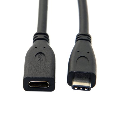 1米延長線 Type C公對母延長線 USB 3.0延長 Type-c公對USB-C母轉接線延長線 UC-218-1M