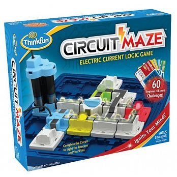 大安殿實體店面 免運 迷你發電廠 Circuit Maze 正負極電路設計 美國THINK FUN 正版益智桌上遊戲
