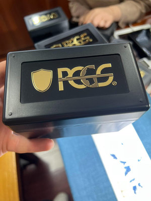 PCGS小黑盒 評級幣保護盒 二手盒子 錢幣收納盒 10格小9234