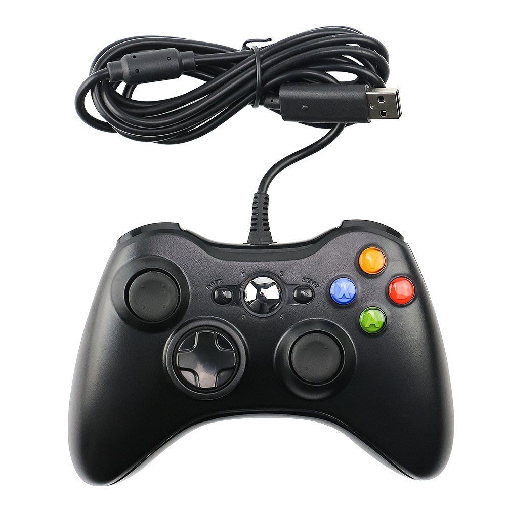 Xbox360 Pc電腦支援win10 有線震動控制器手把把手搖桿副廠全新 台中大眾電玩 Yahoo奇摩拍賣