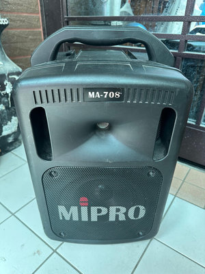 台灣 MIPRO MA708 攜帶式無線麥克風擴音機喇叭 usb+2支U頻原廠麥克風~