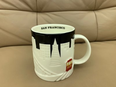 現貨 星巴克 STARBUCKS 美國 san francisco 舊金山 立體 浮雕城市杯 城市馬克杯 馬克杯 咖啡杯