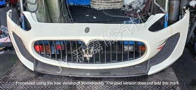 【新嘉儀汽材】Maserati 瑪莎拉蒂 GranTurismo MC Stradale 前保桿總成 前保險桿