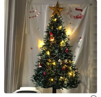 【微景小舖】?聖誕樹掛布100*150cm 聖誕背景牆布 聖誕節裝飾 北歐壁毯 聖誕佈置裝飾 聖誕樹背景布 拍攝道具