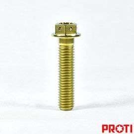 [屏東-晟信二輪] PROTI 鍛造鈦合金螺絲 M8L35-H01-G 適用:M8x35mm