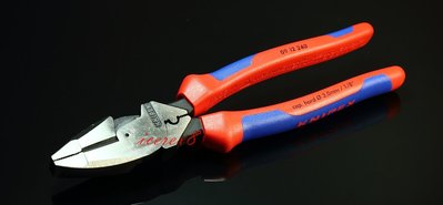 【美德工具】特價 KNIPEX 09 12 240(美式)雙料舒適型省力鋼絲鉗 老虎鉗