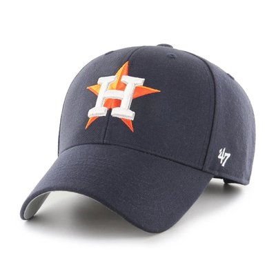 Cover Taiwan 官方直營 47 Brand MLB 太空人隊 棒球帽 鴨舌帽 老帽 彎帽 情侶 硬頂 深藍色