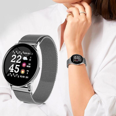 【現貨 】加工訂製logo W8手錶 圓屏手環運動血健康手錶