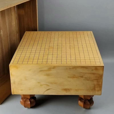 可議價-日本老本榧香榧圍棋桌圍棋棋盤圍棋盤圍棋墩老榧木圍棋墩。#46【店主收藏】39934