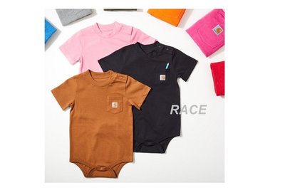 【RACE】CARHARTT KIDS K87 POCKET BODYSUIT 包屁衣 連身裝 工裝 口袋 嬰兒 幼童