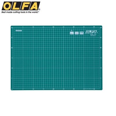 現貨熱銷-日本OLFA經典綠雙面切割墊CM-A3切割墊裁墊切割布墊裁墊防滑墊切割板模型製作工作墊工具墊美工墊板
