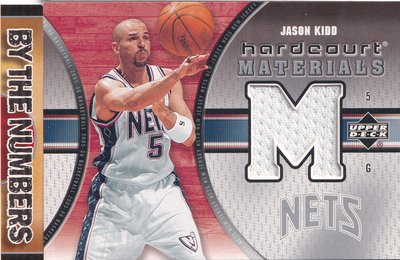 Jason Kidd 2005 Upper Deck Hardcourt Materials 球衣卡
