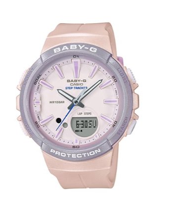 【萬錶行】CASIO BABY-G 輕薄舒適運動腕錶 BGS-100SC-4A