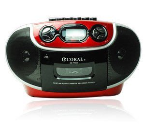 全新品(( 現貨，保固 )) CORAL CD-7700 CD/MP3/USB/SD + 全功能卡式收音am/fm 錄音機 超級立體設計音效