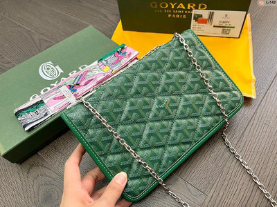 新款熱銷  GOYARD 戈雅信封包 7色可選 鏈條包 腋下包 單肩包 狗牙包 女包 24.15cm 明星大牌同款