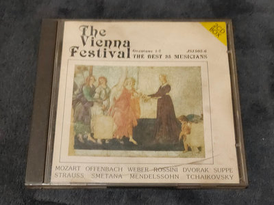 The Vienna Festival  2CD ...偉哥大人早期懷舊二手CD絕版古典交響樂影視劇明星收藏…屋內鐵架