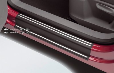 VW 福斯 德國原裝 VOTEX 車門迎賓踏板貼 軟式 防刮 迎賓條  TIGUAN 2.0 1.4 TSI TDI