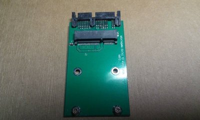 mSATA to 1.8" Micro SATA(7+9 pin) 轉接卡