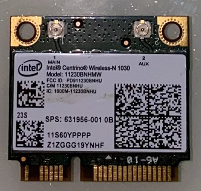 Intel N1030 11230BNHMW 筆記型電腦無線網卡