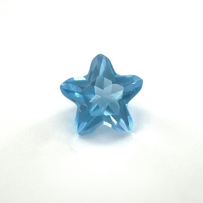 藍色天然拓帕石(Blue Topaz)裸石0.85ct [基隆克拉多色石Y拍]