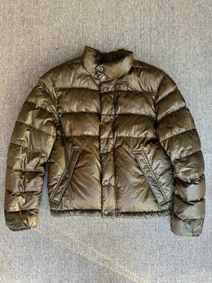 中古品 二手奢侈品 burberry 古銅色羽絨服 尺碼L 沒怎么穿多少回 24-55362