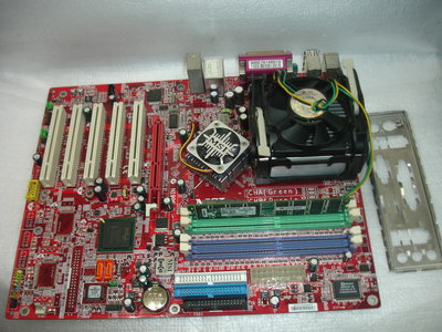 微星865PE Neo2 (MS-6728)主機板 + Pentium 4 1.8GCPU含風扇