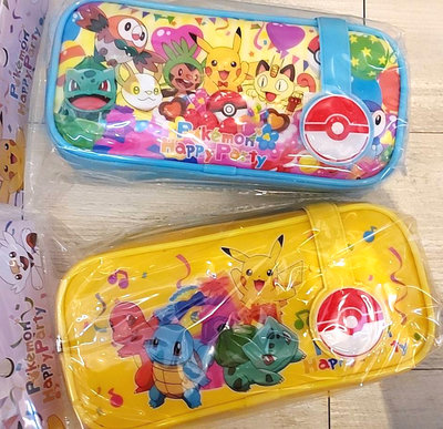 【卡漫迷】 寶可夢 方形 筆袋 剩黃色 ㊣版 文具收納 萬用包 鉛筆袋 鉛筆盒 神奇寶貝 皮卡丘 精靈 Pokemon