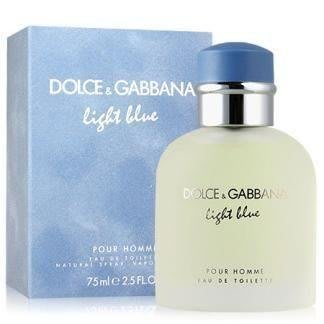 ＊微風小舖＊D&G Dolce & Gabbana 淺藍 男性淡香水 75ml ~可超取付款 可刷卡