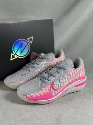 NIKE Air Zoom GT Cut 乳腺癌粉色 男子低幫實戰籃球鞋男女鞋 CZ0175-008