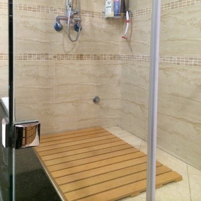 [時代木防水家具]浴室踏板(90x60x2.4cm)/浴室地板/陽台地板/ 戶外地板/防滑踏墊