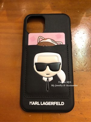 Yvonne MJA卡爾拉格菲爾德預購KARL LAGERFELD卡爾貓老佛爺正版iphone 11 Pro 手機殼