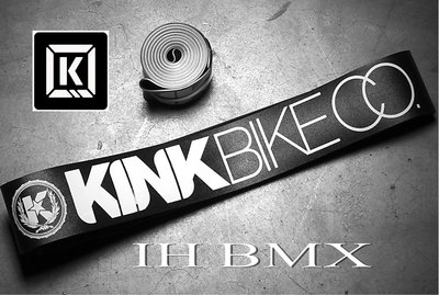 IH BMX KINK 高壓輪圈襯帶 黑色 街道車極限單車場地車表演車特技車土坡車下坡車滑板直排輪DH特技腳踏車Fixed Gear地板車單速車