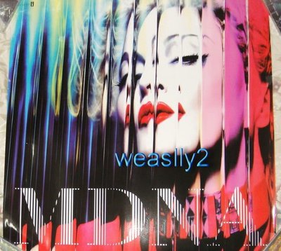 (心叛逆 Rebel Heart) 瑪丹娜Madonna MDNA【全球限量巨型海報】全新!免競標