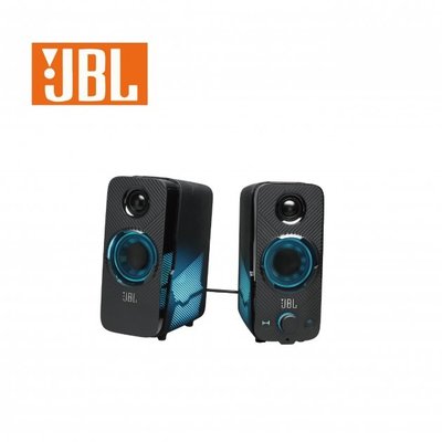 【台中愛拉風 中科店】JBL Quantum DUO|提供無線音樂串流的藍牙功能|電腦遊戲喇叭
