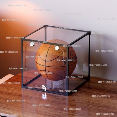 足球防塵罩高透明亞克力展示盒簽名球盒收納方盒籃球珍藏展示架子~正品 促銷